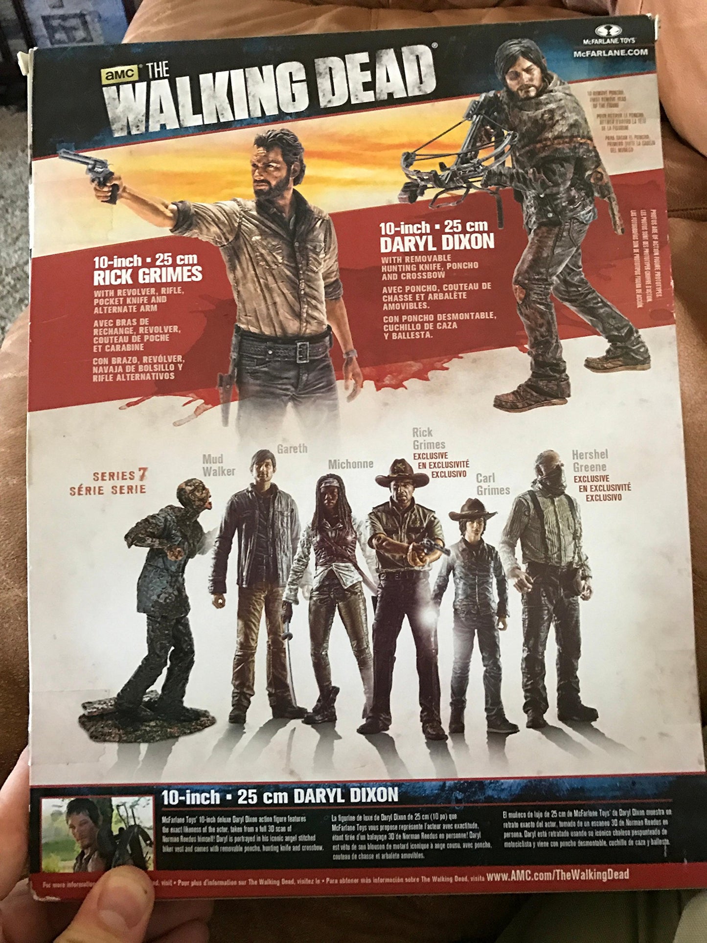 Walking Dead Daryl Dixon Bloody Variant 10' Inch Figure Survivor Edition By