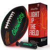 Glowcity Led Pu Football With Air Pump - Size 6 - Black