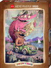 Heye Road Trippin' Zozoville 2000 Piece Jigsaw Puzzles, Multicoloured