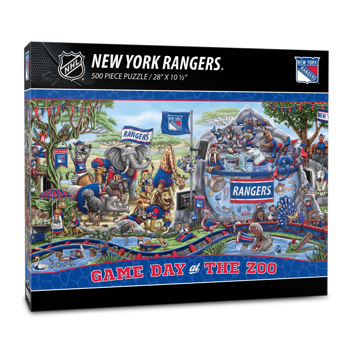 YouTheFan NHL New York Rangers Game Day at The Zoo 500pc Puzzle
