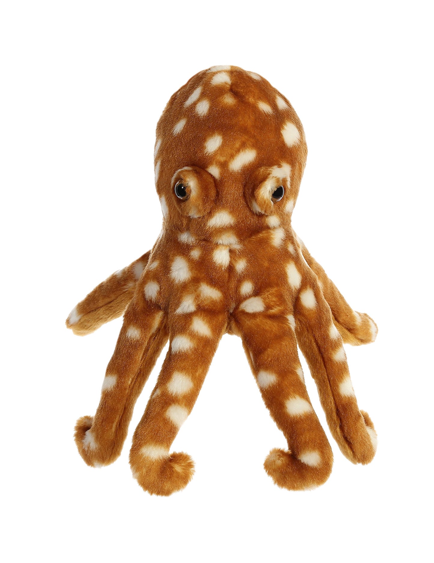 Aurora® Adorable Flopsie™ Octopus Stuffed Animal - Playful Ease - Timeless Companions - Orange 12 Inches