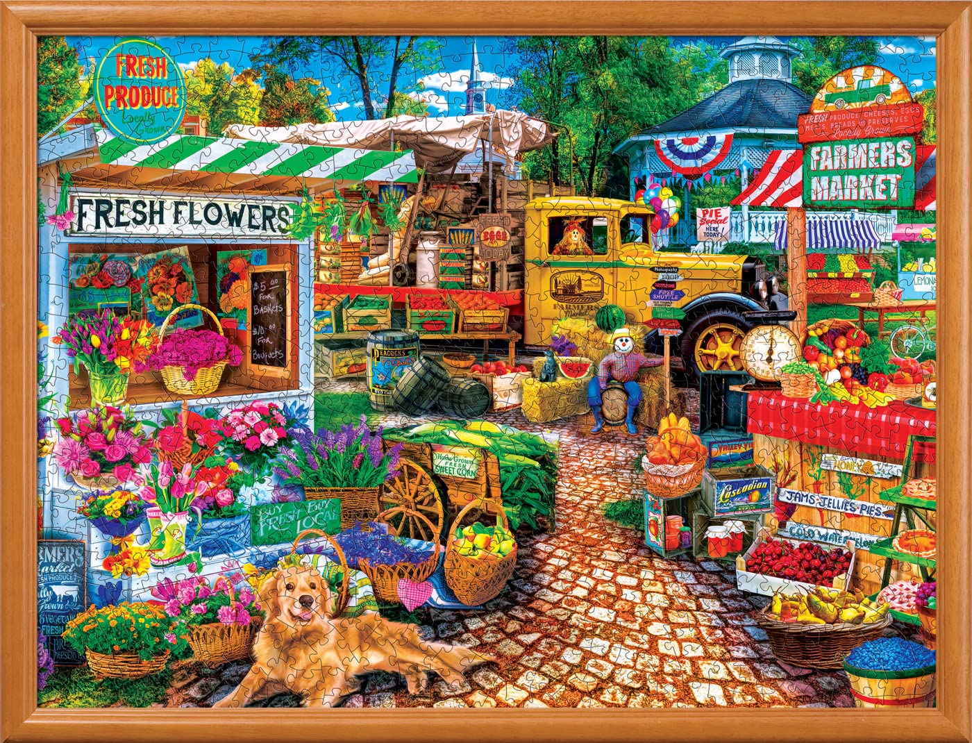 Masterpieces 750 Piece Jigsaw Puzzle For Adults And Family - Sale On The Square - 18'X24'
