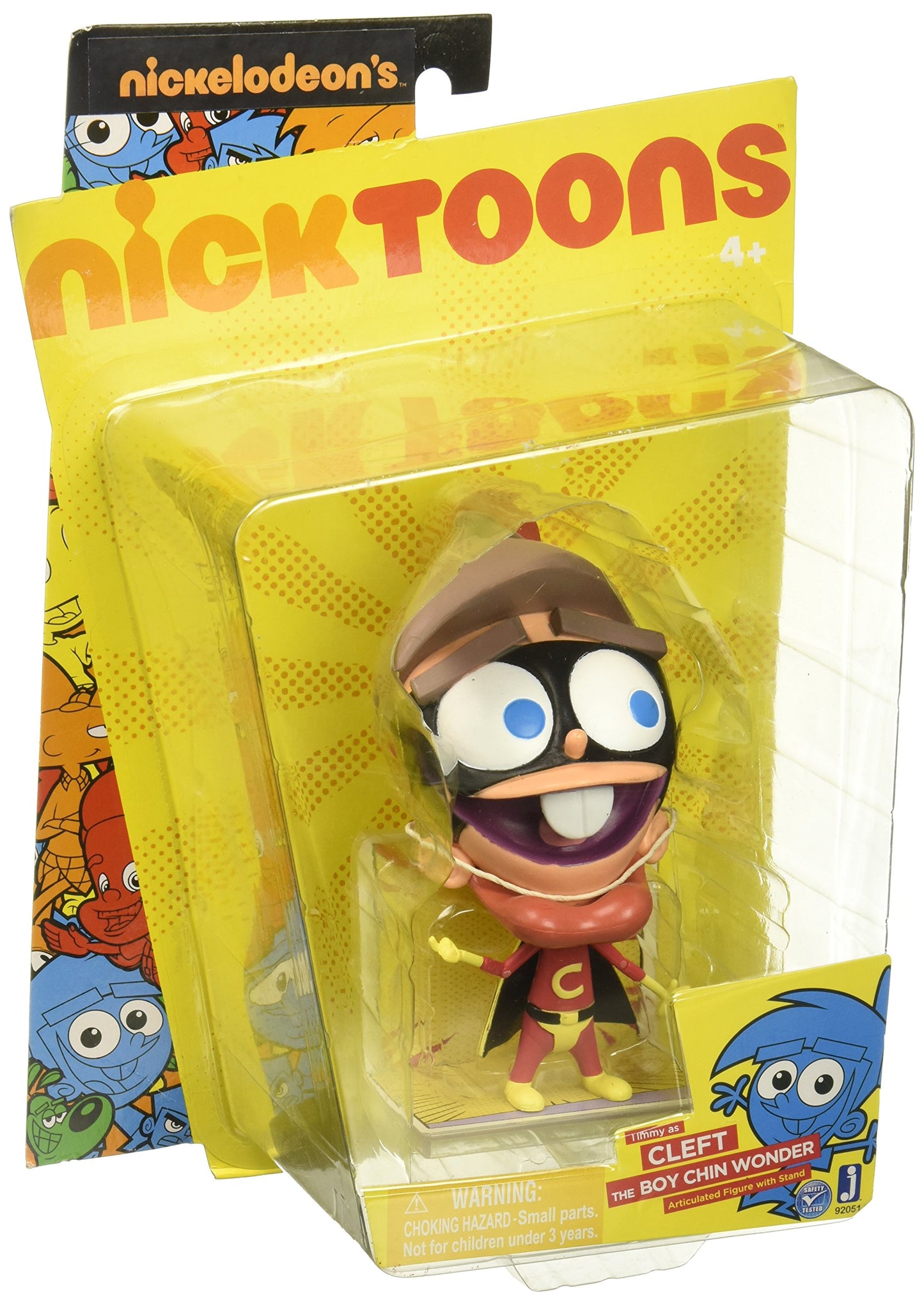 Nicktoons Fairly Odd Parents 6 Inch Articulated Action Figure - Timmy As The Boy Chin Wonder