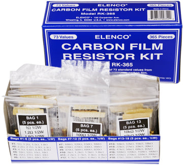 Elenco 365 Piece Resistor Kit - Rk-365
