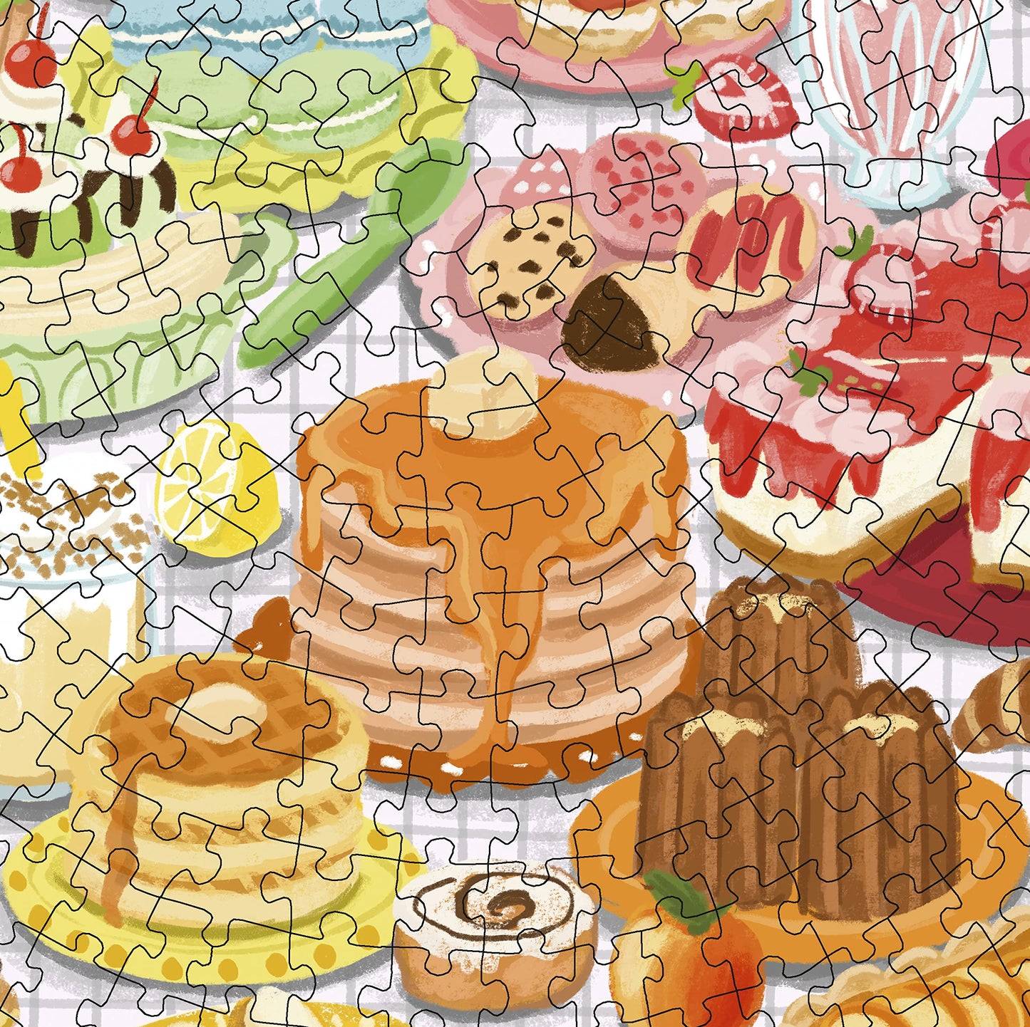 Ravensburger - Adult Jigsaw Puzzle - 500 Piece Round Jigsaw Puzzle - Desserts (Circle Of Colors) - Adults And Children From 12 Years Old - Premium Jigsaw Puzzle - 17171