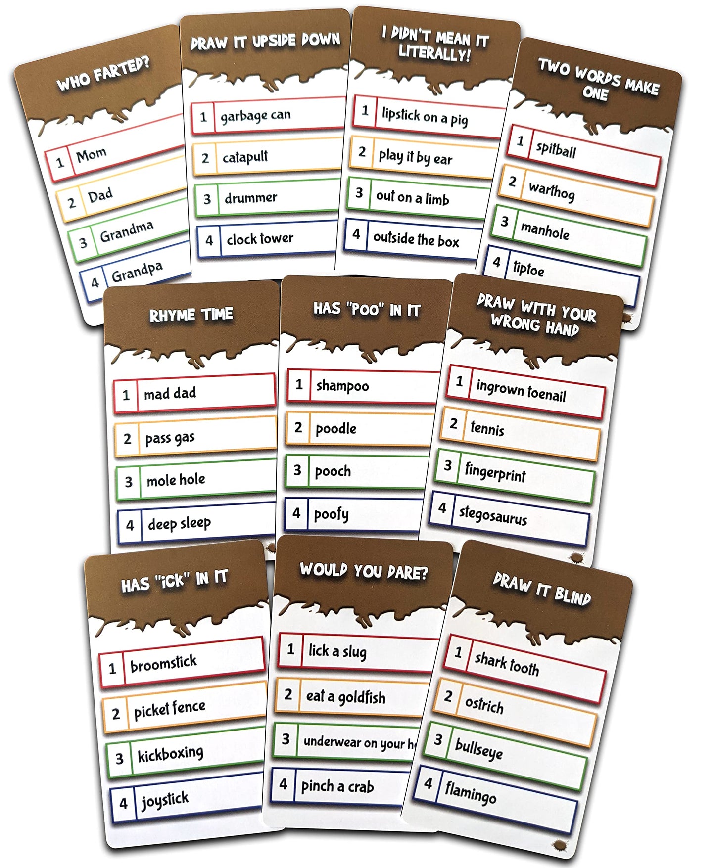 TwoPointOh Games Artsy Fartsy Expansion Pack 1 - Cardstock Fun Content for Family Game - White Model TPT0320