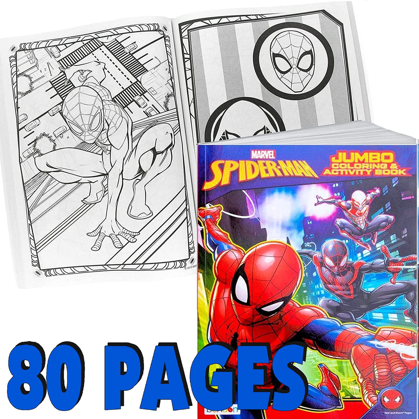 Spider-Man Coloring & Activity Book Set 2 Books