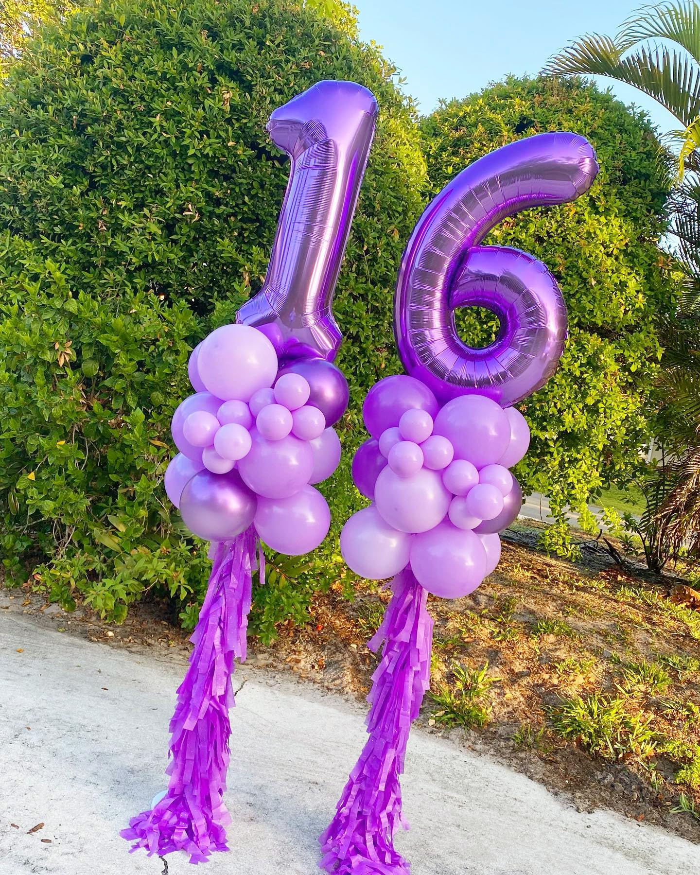 Number 2 Balloon 40 Inch Giant Two Balloon Number Purple Birthday Decorations For Women, 2Nd 12 21St Party Celebration Graduatio