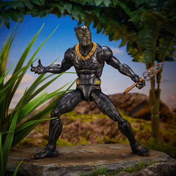 Marvel Legends Erik Killmonger Action Figure, 6-inch, Black, Plastic, Model E1573