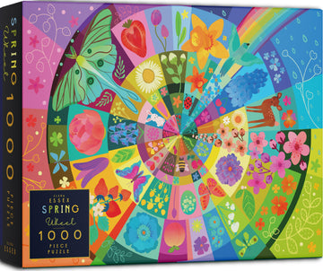 Elena Essex Puzzles 1000 Pieces - Spring Wheel, Jigsaw Puzzles 1000 Pieces, Spring Puzzle, Color Spring Summer Flower, Size 28 x