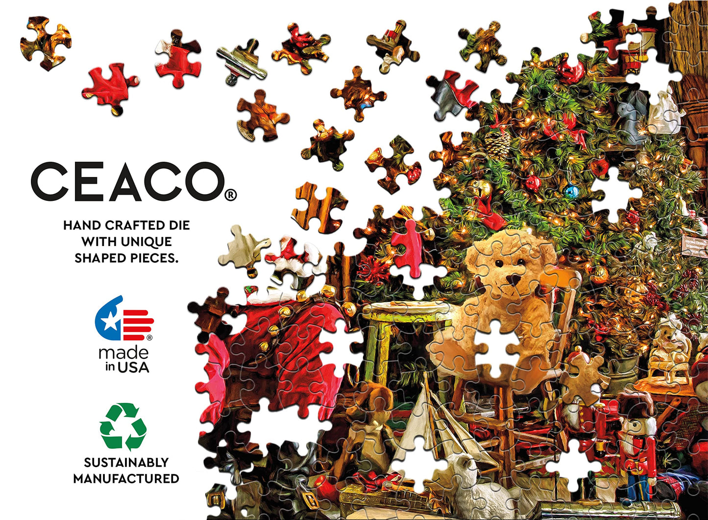 Ceaco - Holiday - Santa'S Magical Toys - 2000 Piece Jigsaw Puzzle
