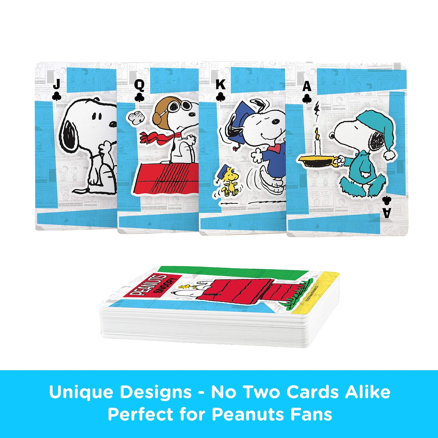 Aquarius Peanuts Snoopy Playing Cards - Snoopy Themed Deck Of Cards For Your Favorite Card Games - Officially Licensed Peanuts M