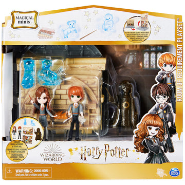 Wizarding World Harry Potter, Room Of Requirement 2-In-1 Transforming Playset With 2 Exclusive Figures And 3 Accessories, Kids Toys For Ages 5 And Up