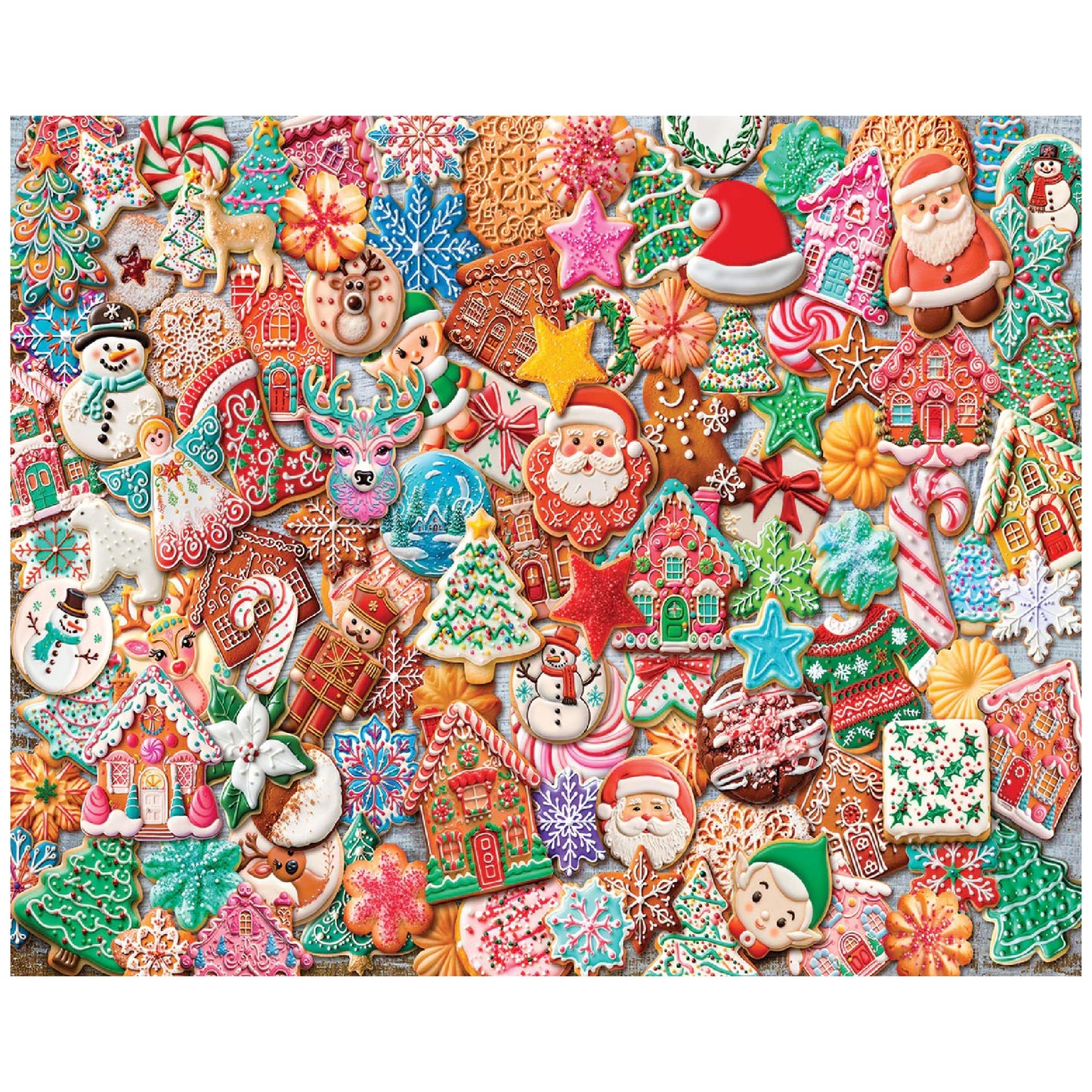 WHITE MOUNTAIN PUZZLES Christmas Cookies Puzzle, 1 EA