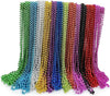 GiftExpress 288 pack Mardi Gras Beads Bulk, Mardi Gras Beads Necklaces Assortment, Throw Beads in Bulk, Gasparilla beads