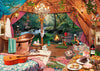 Ravensburger 500-Piece Cozy Glamping Puzzle | Large Format | Vibrant Cardboard | Multi-Color | Model 12000825