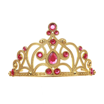 Spunicos Girls Belle Princess Costume Accessories Set With Gloves,Earrings,Wand And Crystal Jewels Crown,Necklace