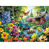 300 Piece Puzzles for Adults,Lake House Jigsaw Puzzle for Adults Kids Elderly,Large Piece Landscape Puzzle for Kids Age 8-10 10-