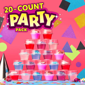 Elmer'S Gue Premade Slime, Slime Kit, Includes Fun, Unique Add-Ins, Party Pack, 20 Count