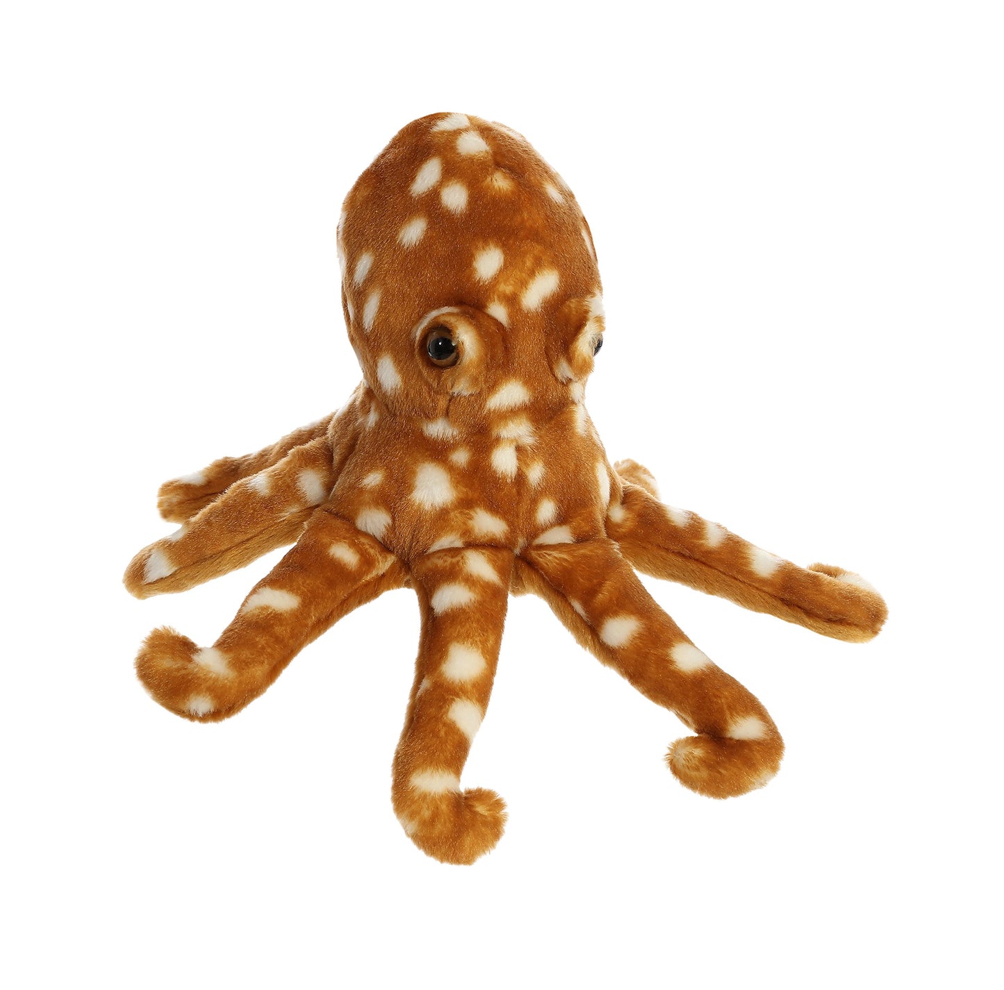 Aurora® Adorable Flopsie™ Octopus Stuffed Animal - Playful Ease - Timeless Companions - Orange 12 Inches