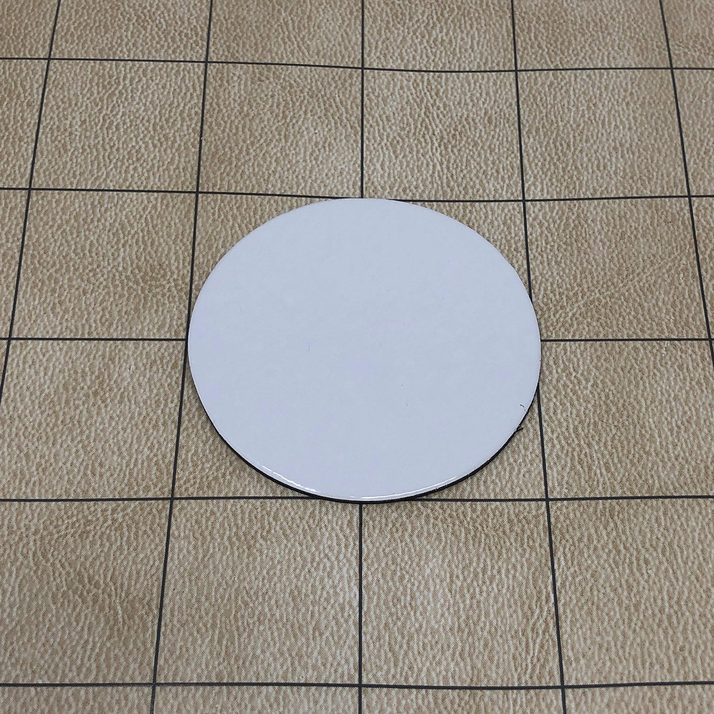 Hedral Dry Erase Circle Board Game Tiles - 10 Pack - Reusable 2" Blank Markers for DIY D&D