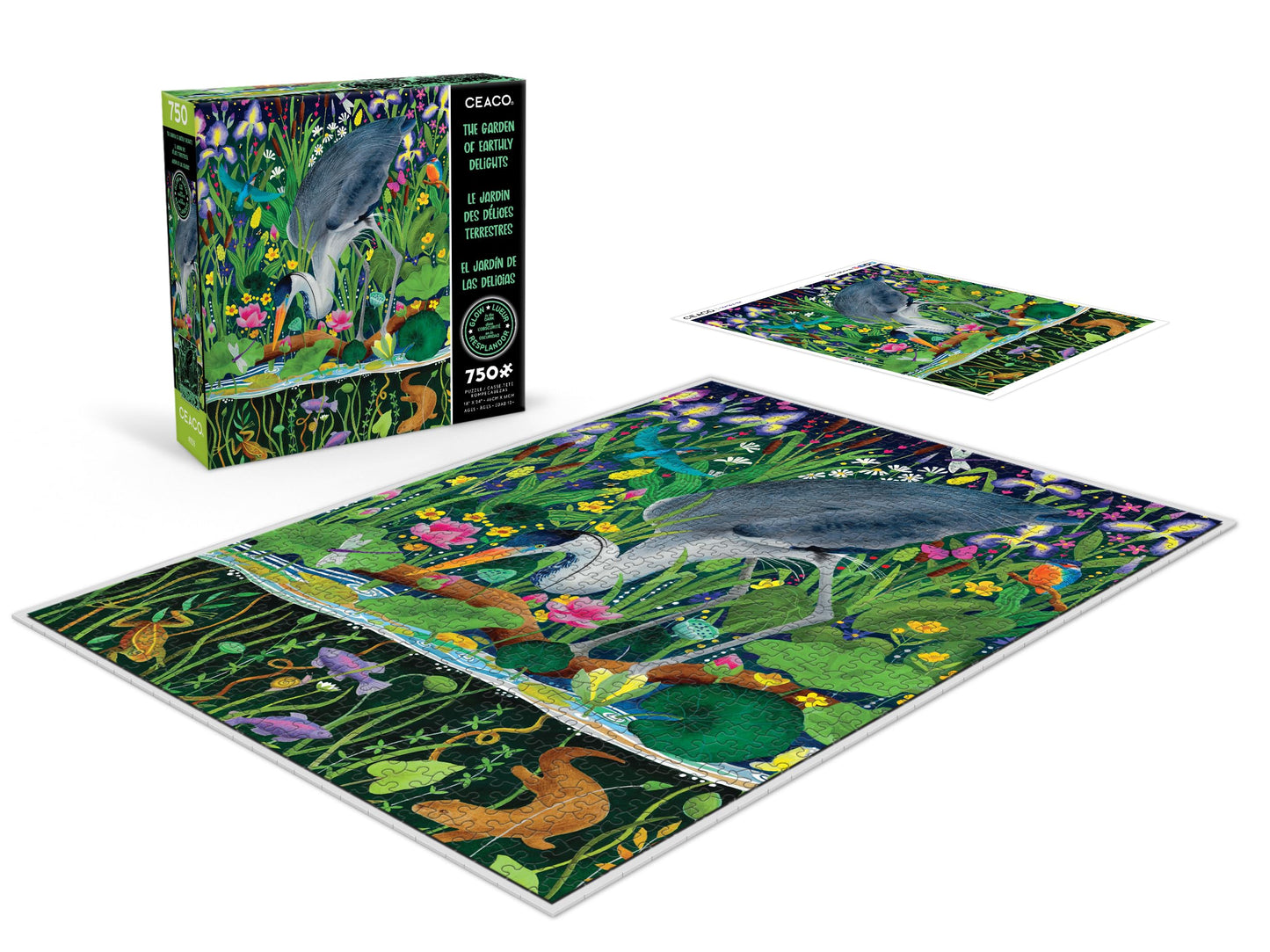 Ceaco - Glow In The Dark - The Garden Of Earthly Delights - 750 Piece Jigsaw Puzzle