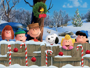 Ceaco - Together Time Collection - Holiday - Fence, (3) Piece Sizes - Standard, Medium, And Oversized 400 Piece Jigsaw Puzzle