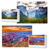 Jigsaw Puzzles 2 Pack 1000 Pieces - Wishdiam Puzzles For Adults - Grand Canyon Yosemite National Park Impossible Challenging Puzzles For Home Decor Birthday Party Gifts Toy For Men Women
