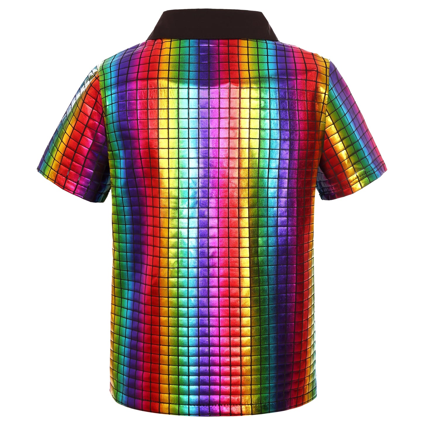 Sizgaroot 70S Outfits For Boys Disco Costume Kids Halloween Party Dress Up (Multicolor, 8-10 Years)