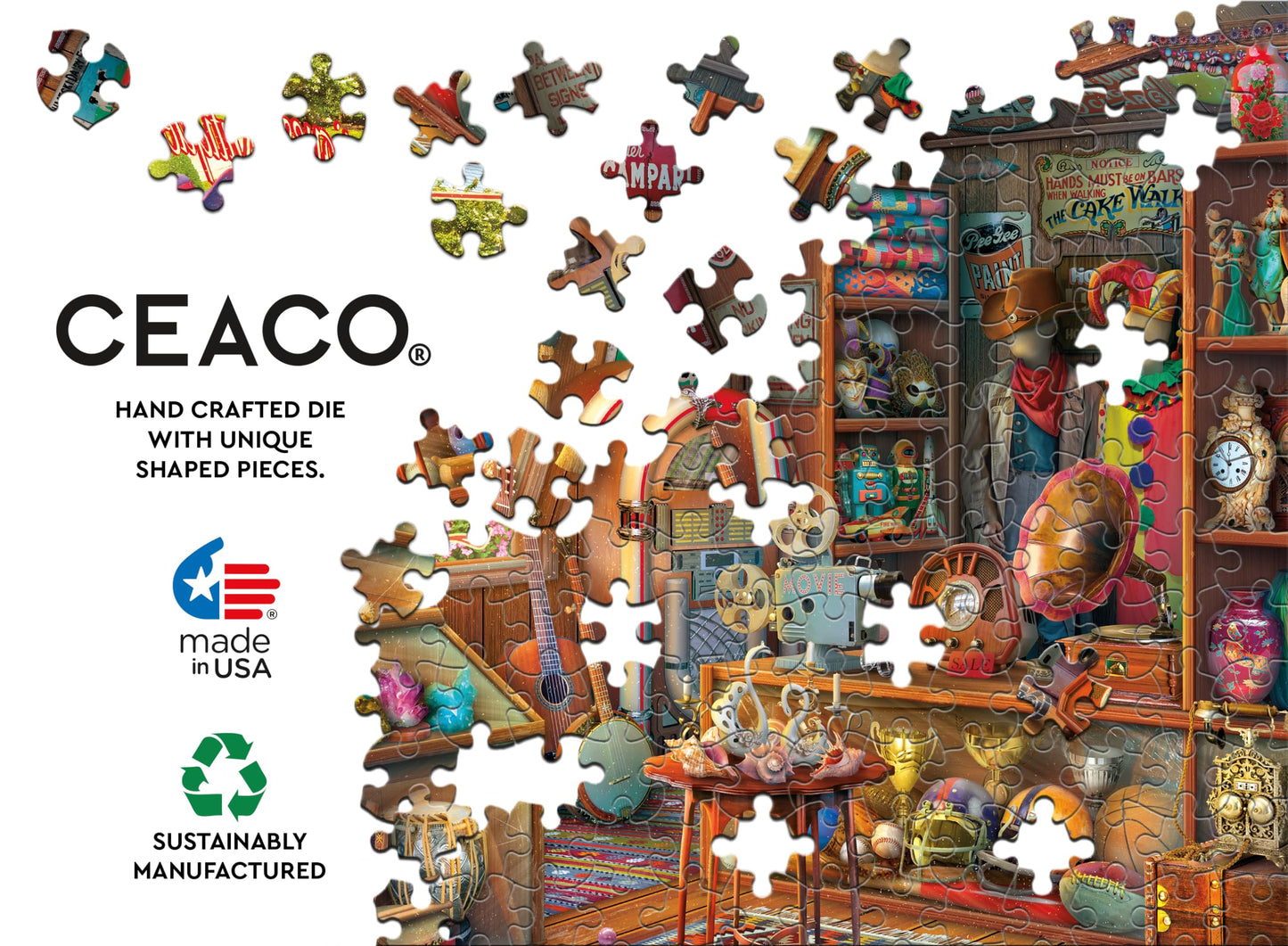 Ceaco - Antique Shop - 1000 Oversized Piece Jigsaw Puzzle