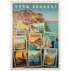 MyPuzzle.com Premium 500 Piece Jigsaw Puzzle - Vintage Italy Collage, Multi-Color Cardboard Puzzle for Adults