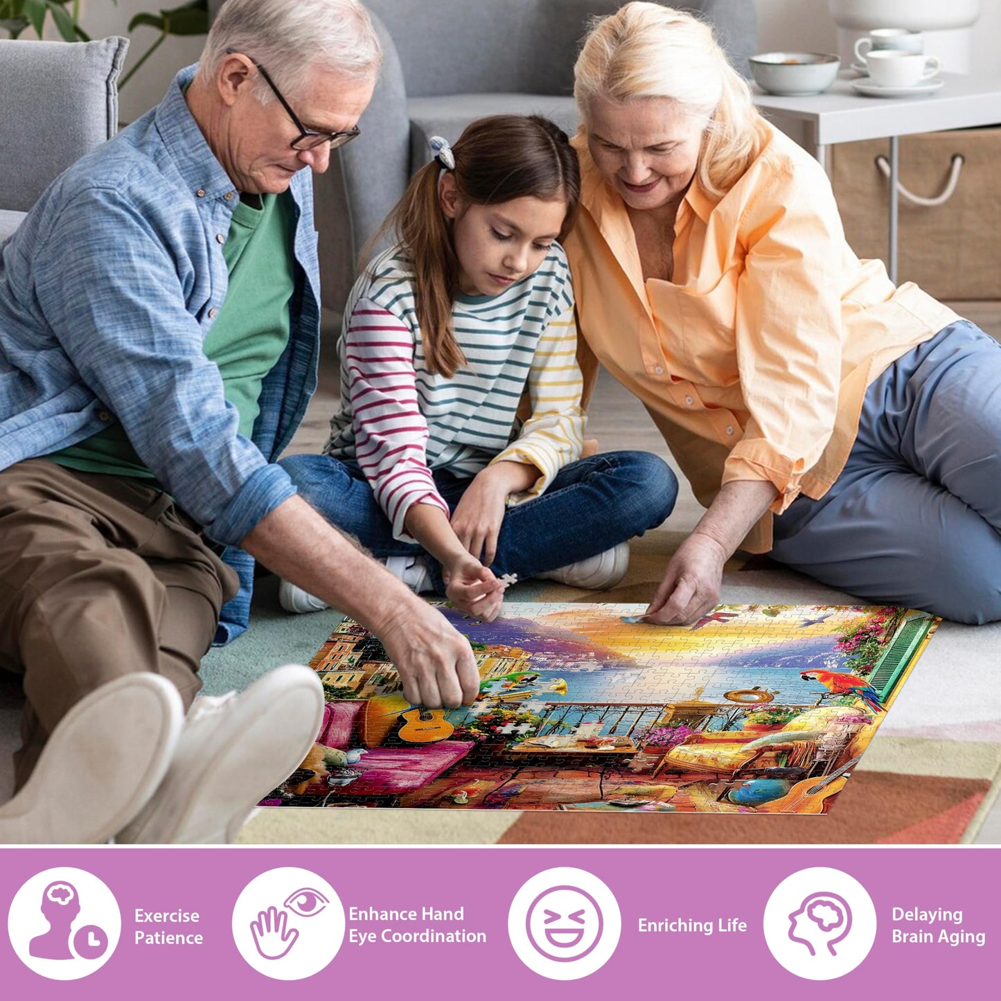 500 Piece Puzzles For Adults, Parrot Jigsaw Puzzle 500 Pieces For Adults Seniors, Nature Landscape Puzzles 500 Pieces For Adults