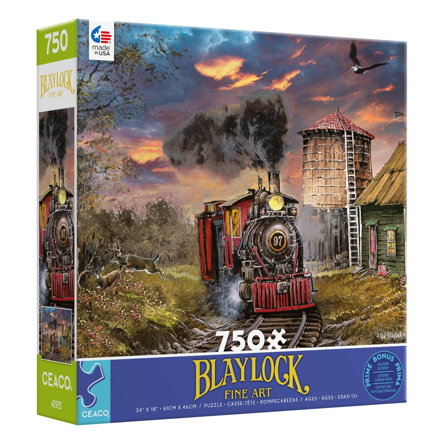 Ceaco - Ted Blaylock - Engine 97-750 Piece Jigsaw Puzzle
