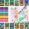 Ben Louis 24 Pcs Football Mini Coloring Books With 24 Crayons Sports Football Theme Party Favors Activity Books Bulk For Kids Bo