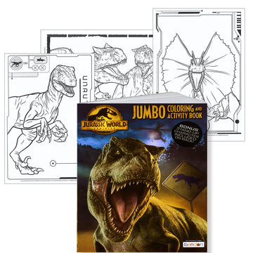 Jurassic World Jumbo Coloring And Activity Book - 64 Pages