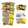Tiny Mills Construction Trucks Coloring Book with Crayons Party Favors, 12 Coloring Books and 48 Crayons Birthday Party Supplies