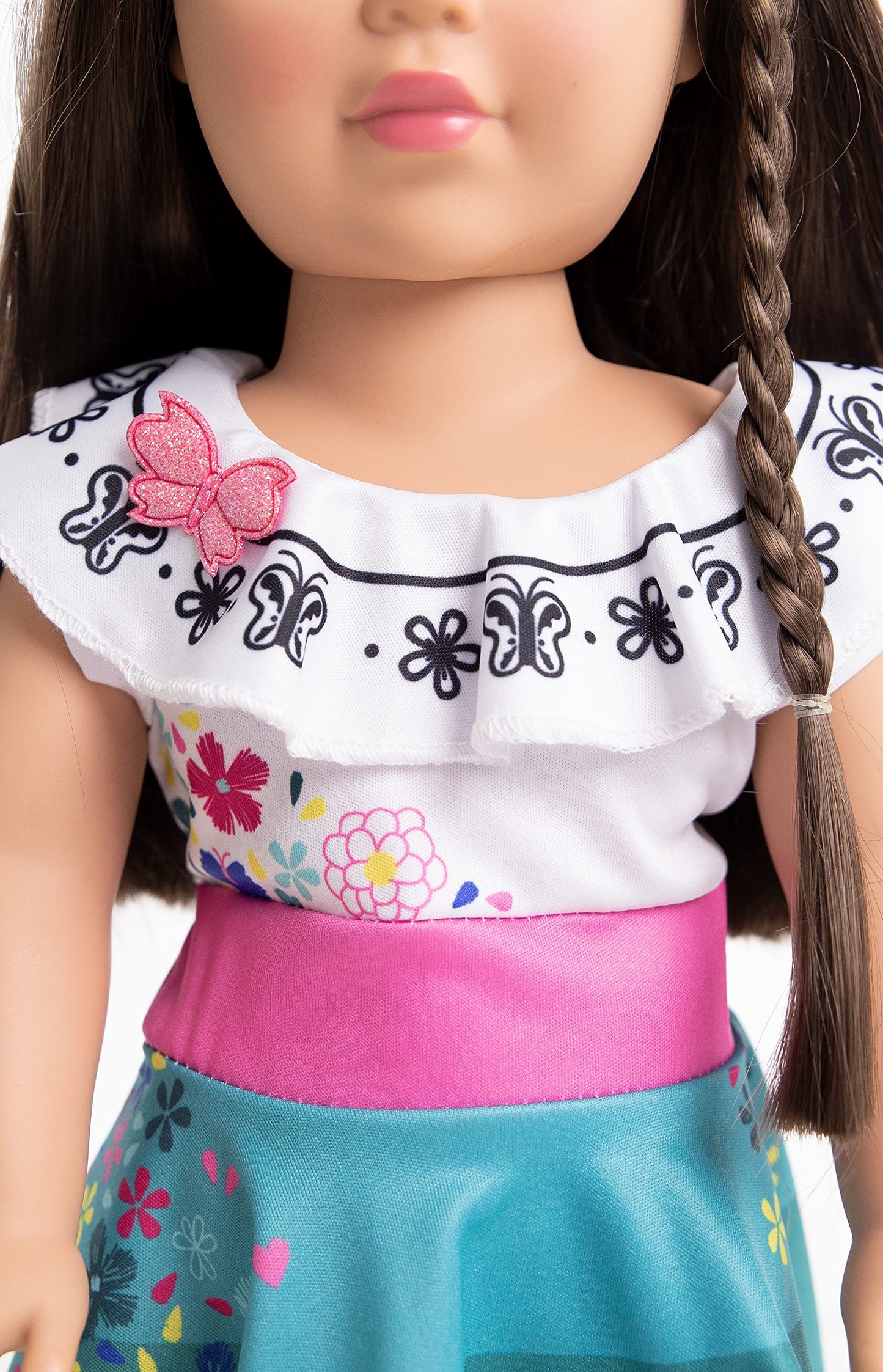 Little Adventures Twirl Princess Doll Dress - Doll Not Included - Machine Washable Child Pretend Play And Party Doll Clothes With No Glitter (Miracle Twirl)
