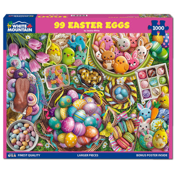 White Mountain Easter Puzzles 1000 Pieces Spring Collage Jigsaw Puzzle For Adults And Families - Easter