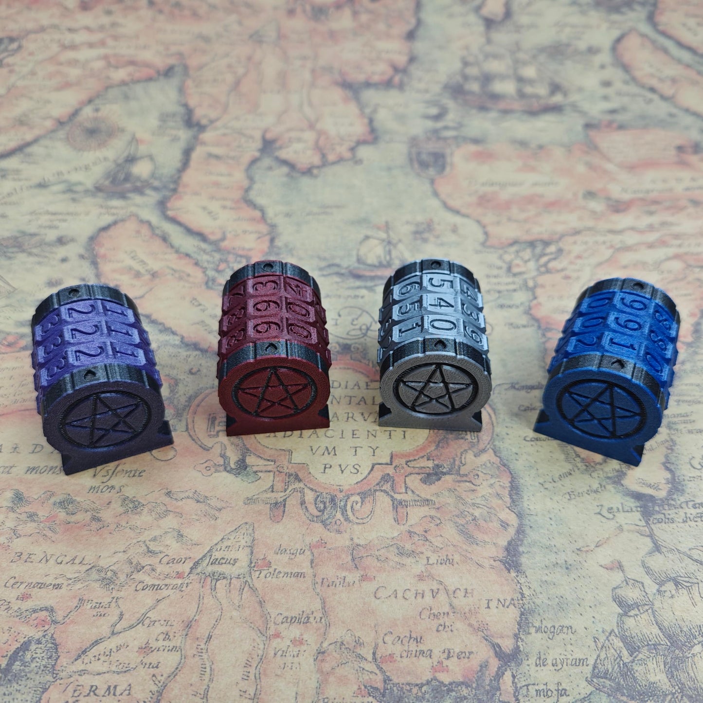 Life Counter Game Counter - Hp Tracker For Rpg, Tcg, Ccg, Board Games & Mtg, D&D, Magic The Gathering & Card Games (Silver)