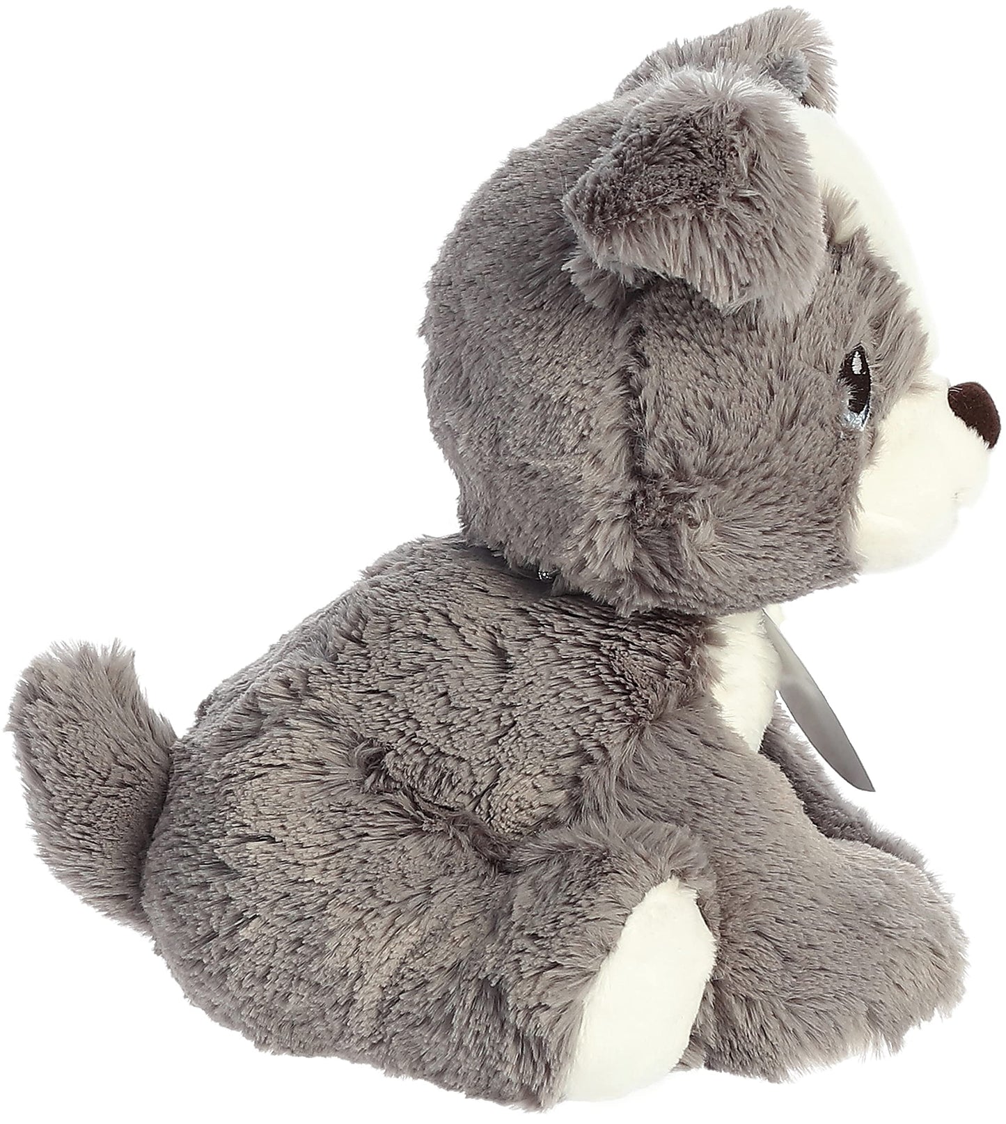 Aurora® Inspirational Precious Moments™ Winston Terrier Stuffed Animal - Cherished Memories - Enduring Comfort - Gray 8.5 Inches