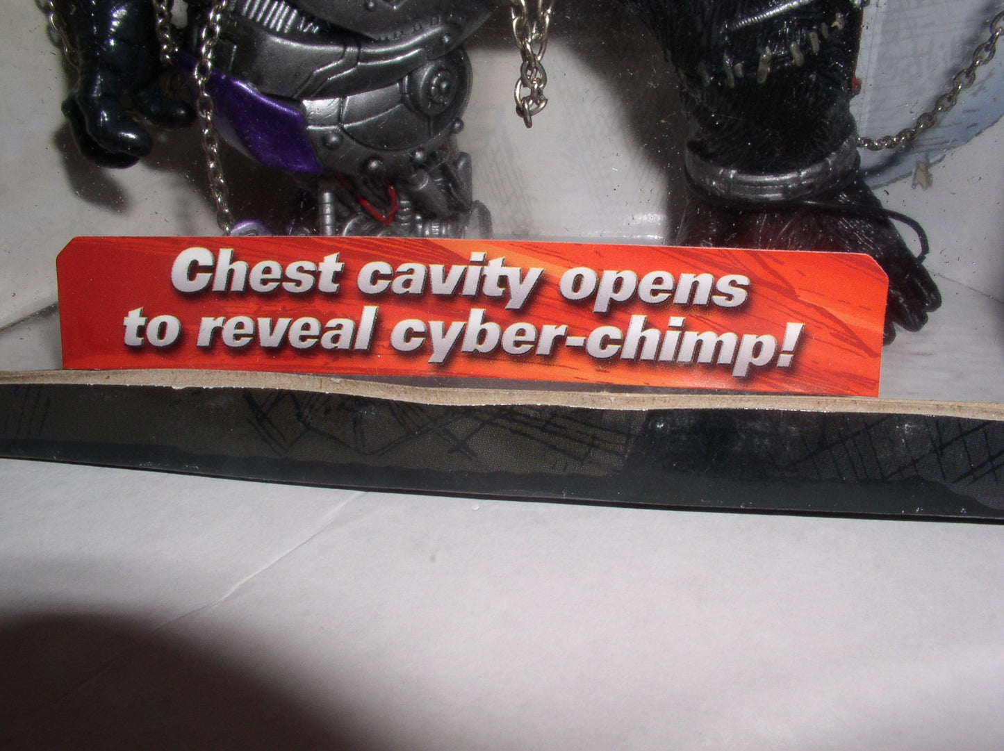 1998 - Mcfarlane Toys - Spawn - Series 12 - Cy-Gor 2 Ultra-Action Figure - Special Boxed Edition - Chest Cavity Opens To Reveal Cyber-Chimp - Mint - Limited Edition - Collectible