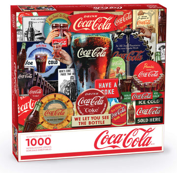 Springbok 1000 Piece Jigsaw Puzzle Coca-Cola Decades Of Tradition - Made In Usa