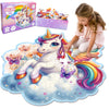 Linaye Unicorn Puzzle For Kids Ages 4-8, Unicorn Floor Puzzles For Girls 4-6, Big Puzzles For Kids Toddlers, 48 Pieces Large Uni