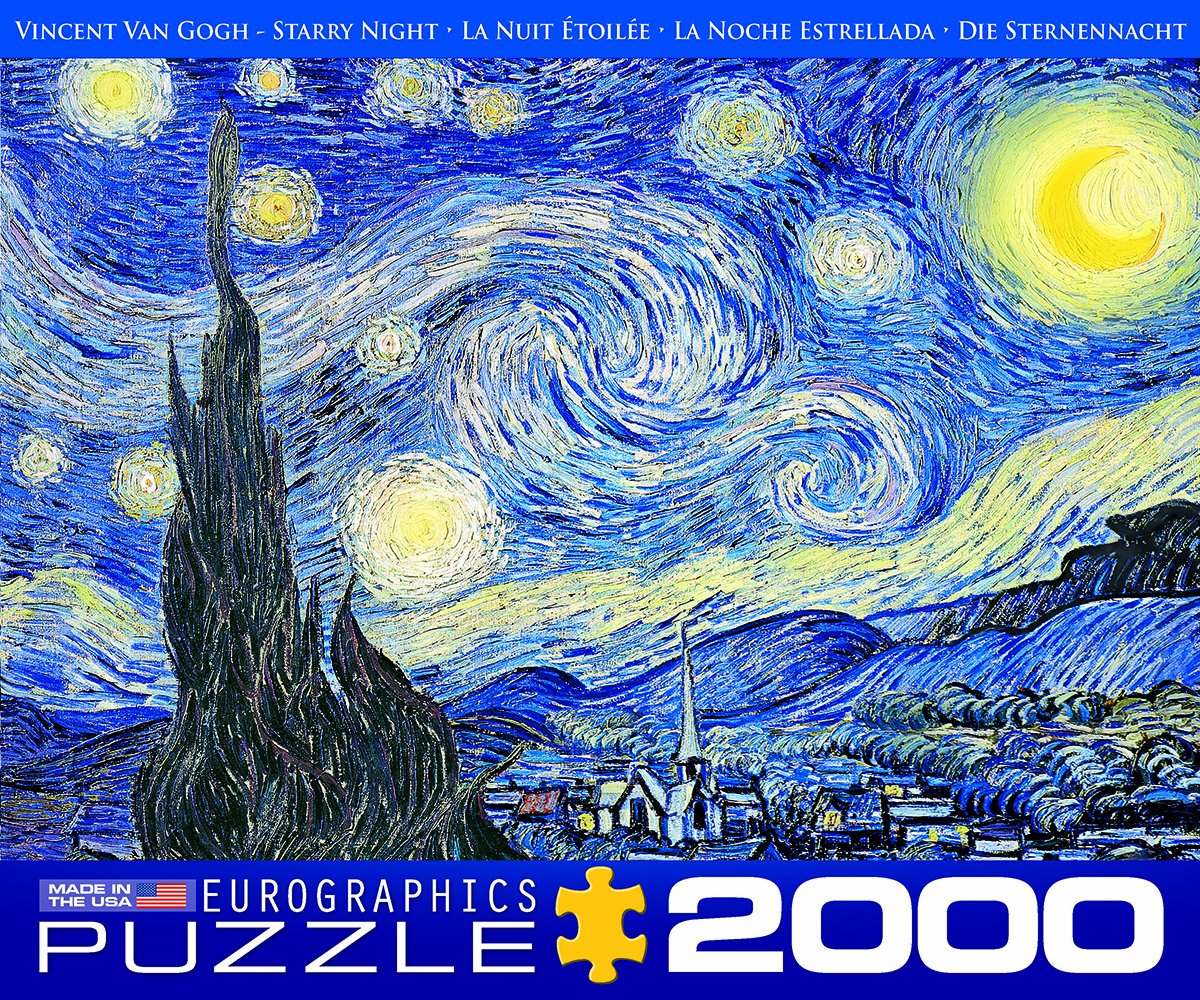 Eurographics Starry Night By Vincent Van Gogh Puzzle (2000-Piece)