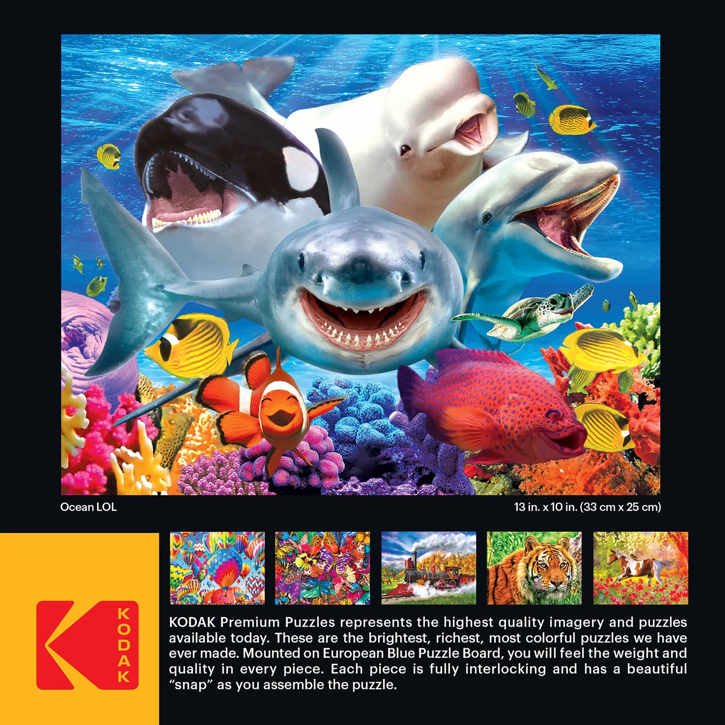 RoseArt - Kodak enhanced - Ocean LOL - 100 Piece Jigsaw Puzzle for mature-themeds