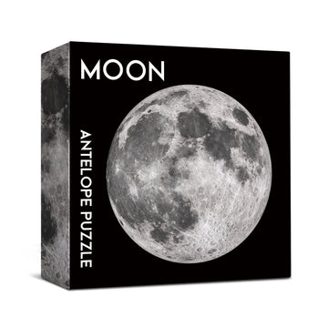 Antelope - 1000 Piece Puzzle For Adults, Space Moon Jigsaw Puzzles 1000 Pieces, Telescope Planet Close-Up Round Puzzle, High Resolution, Matte Finish, No Dust Space Puzzle