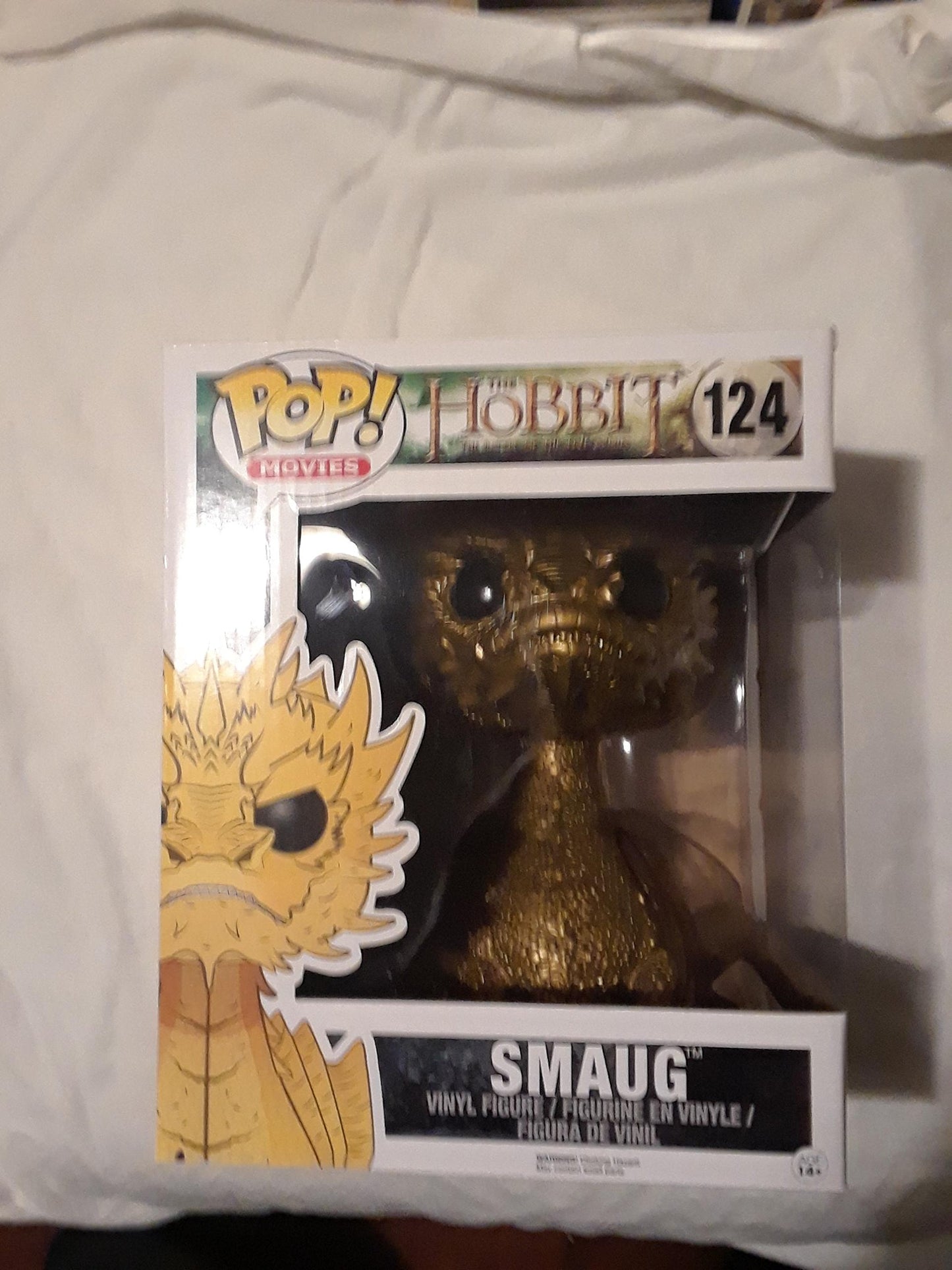 5Star-TD Funko POP Movies The Hobbit Smaug 6' Hot Topic limited availability Gold Pop Action Figure