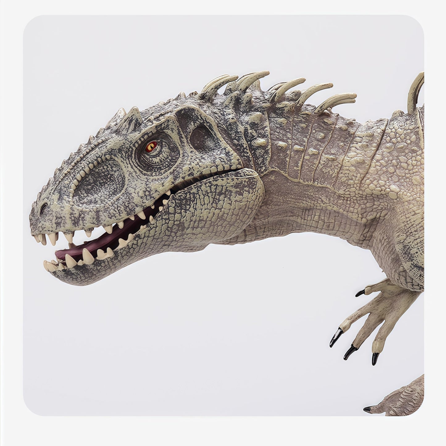Gemini&Genius Dinosaur Toy Tyrannosaurus Rex With Moveable Jaw-15 Inches Length Large T-Rex Figureine - Great Kids Toy Gift (1Pc