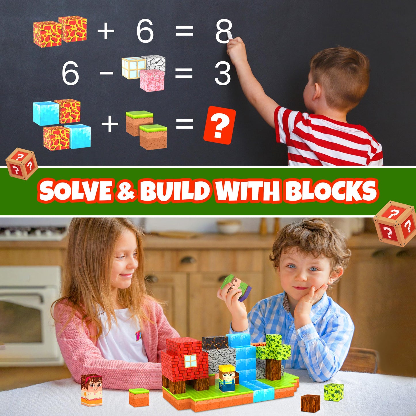Riccle Magnetic Blocks - Build Magnetic Building Blocks Toddler Stem Sensory Outdoor Toys For 3+ Year Old Boys & Girls, Educatio