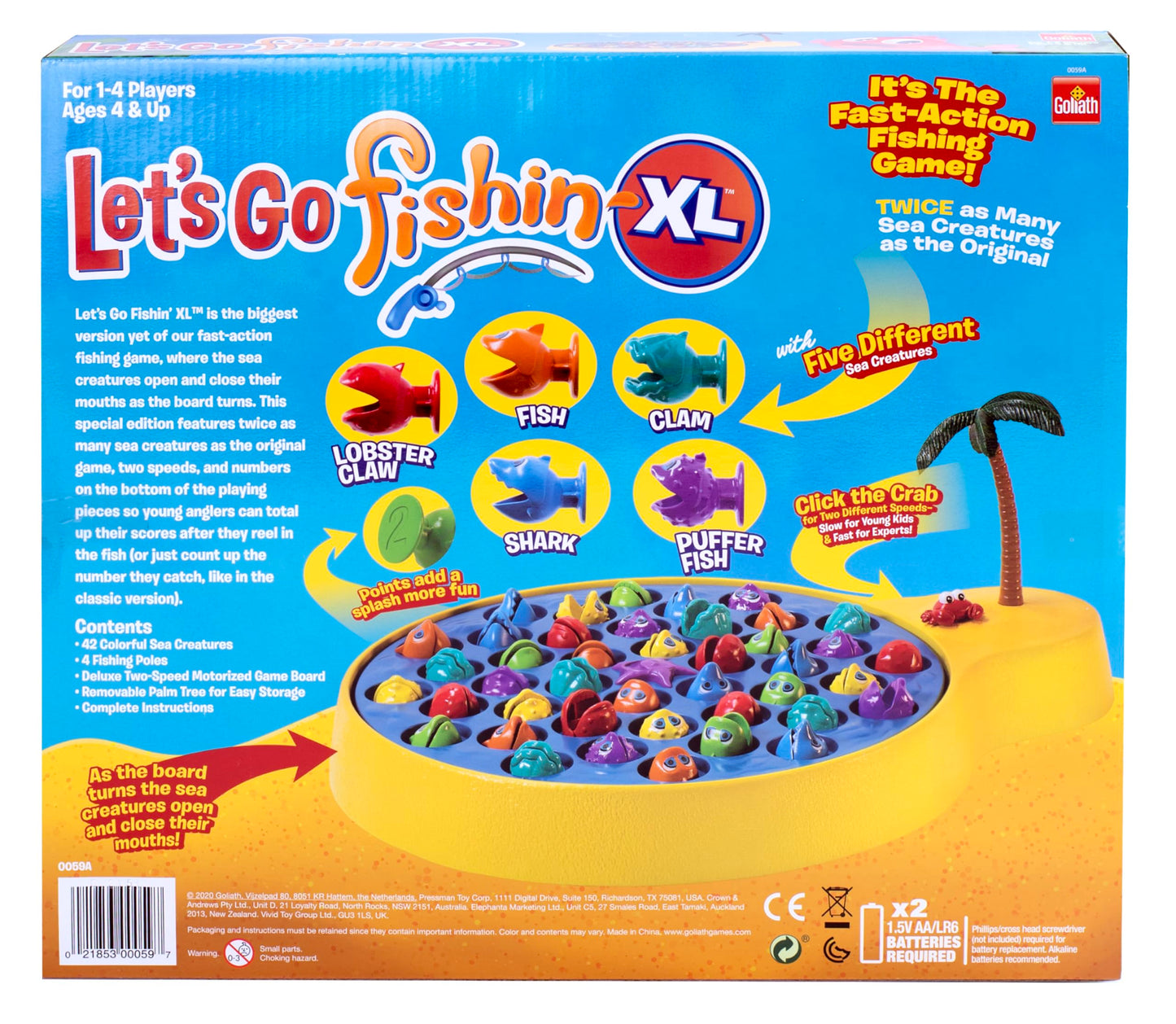 Pressman Let'S Go Fishin' Xl: Deep Sea Edition, Multicolor, 5'